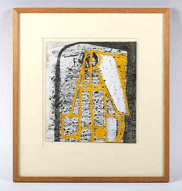 peter lanyon original painting for sale, mixed media