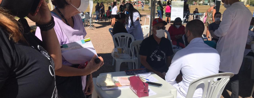 Community health fair: registration and consultations