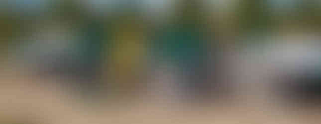 Community health fair outdoors with attendees and booths