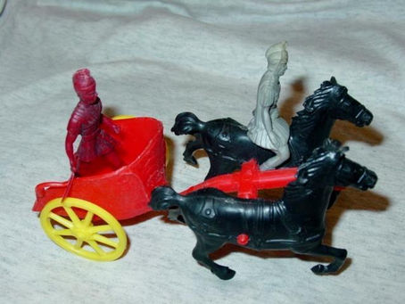 Niart Review: Thomas Toys 1950's Roman Chariots & Roman Soldiers