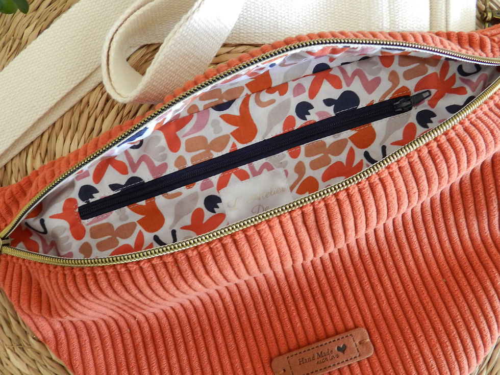 Miniature : Sac banane terracotta L