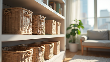 Professionally organized home shelving Sarasota FL