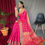 Thumbnail: Pink Pure Patola Silk Saree, nimbdee