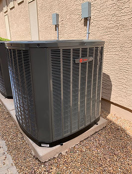 brand new outdoor heat pump