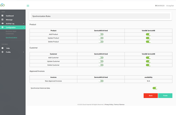 Sync Rules Existing Users Historical Dat