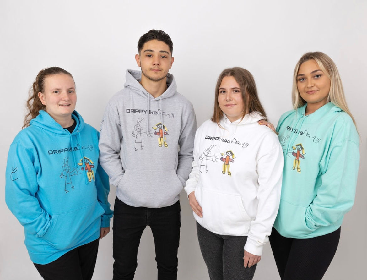 Brother and Sister Colour Hoodie