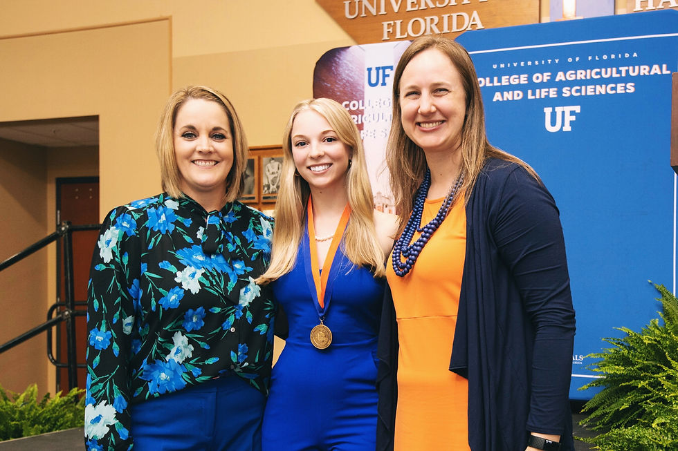 UF CALS Outstanding Senior Award: The J. Wayne Reitz Medal of Excellence