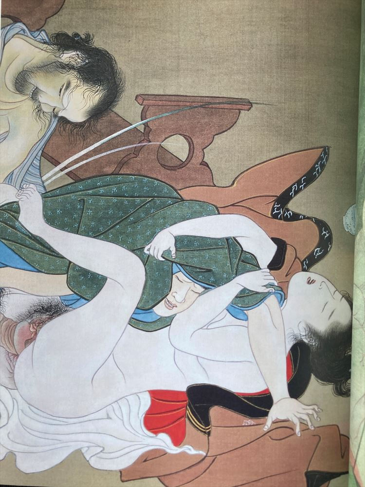 Thumbnail: original drawing of Shunga