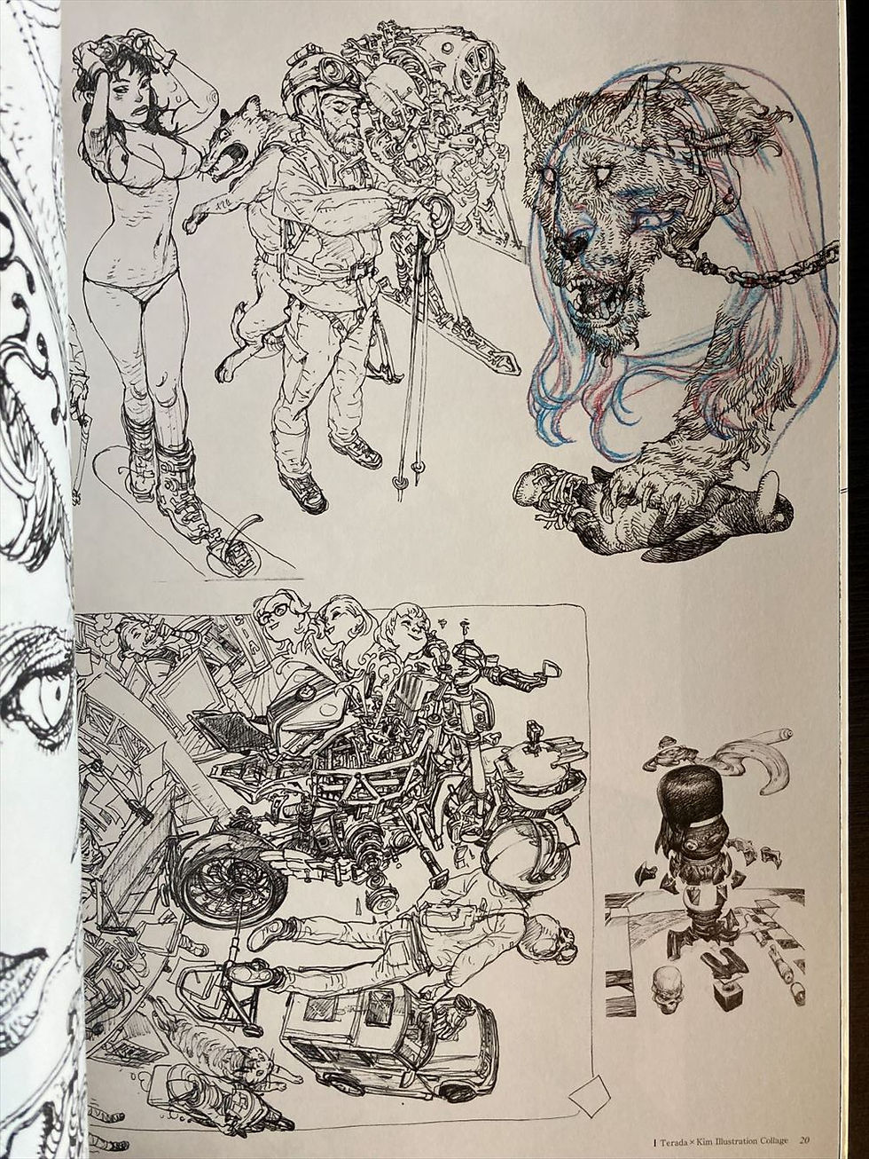 Thumbnail: Terada Katsuya + Kim Jung Gi illustrations collection