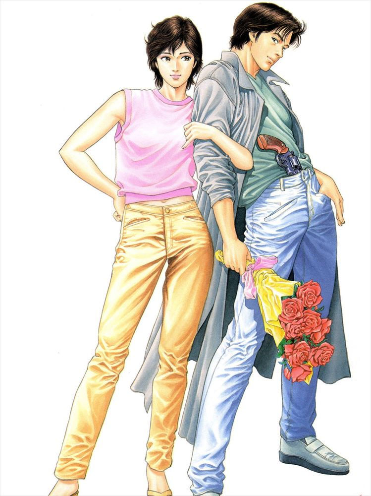 Thumbnail: Illustrations for the 20th anniversary of Tsukasa Hojo's manga career