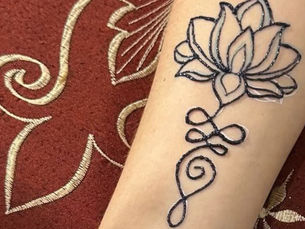 Hennè rituale - il fiore di loto