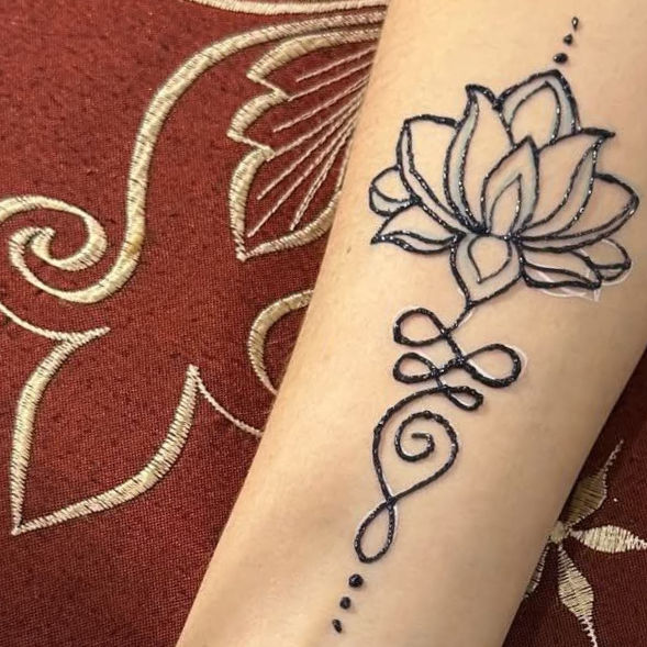 Hennè rituale - il fiore di loto