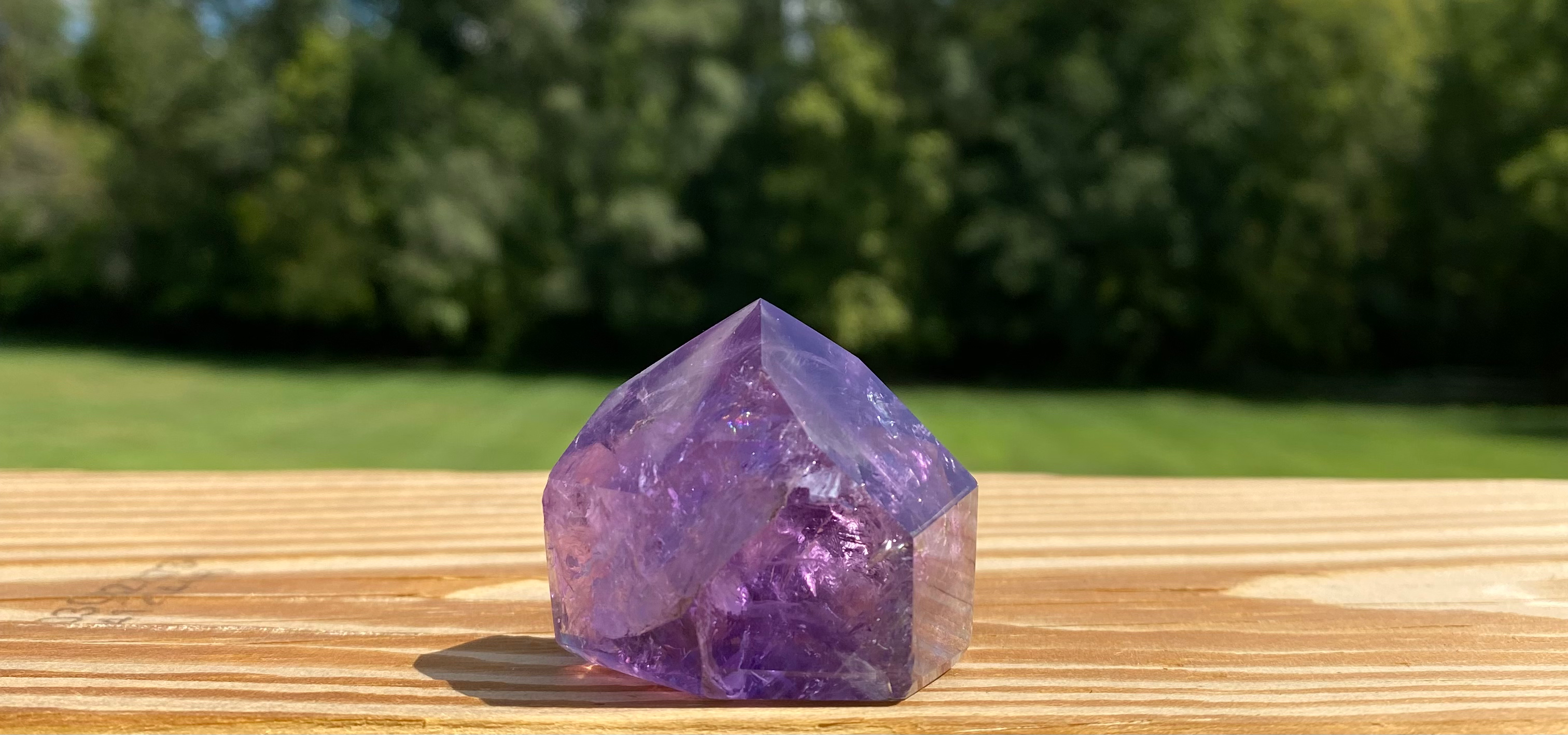 Brazilain Baha'i Amethyst Tower Point