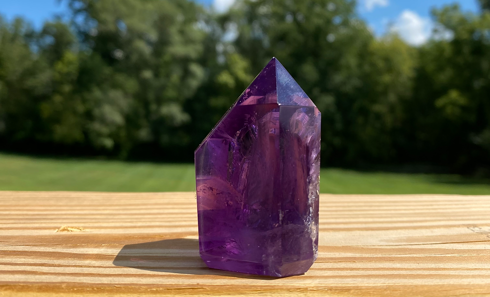 Thumbnail: Brazilian Baha'i Amethyst Tower Point