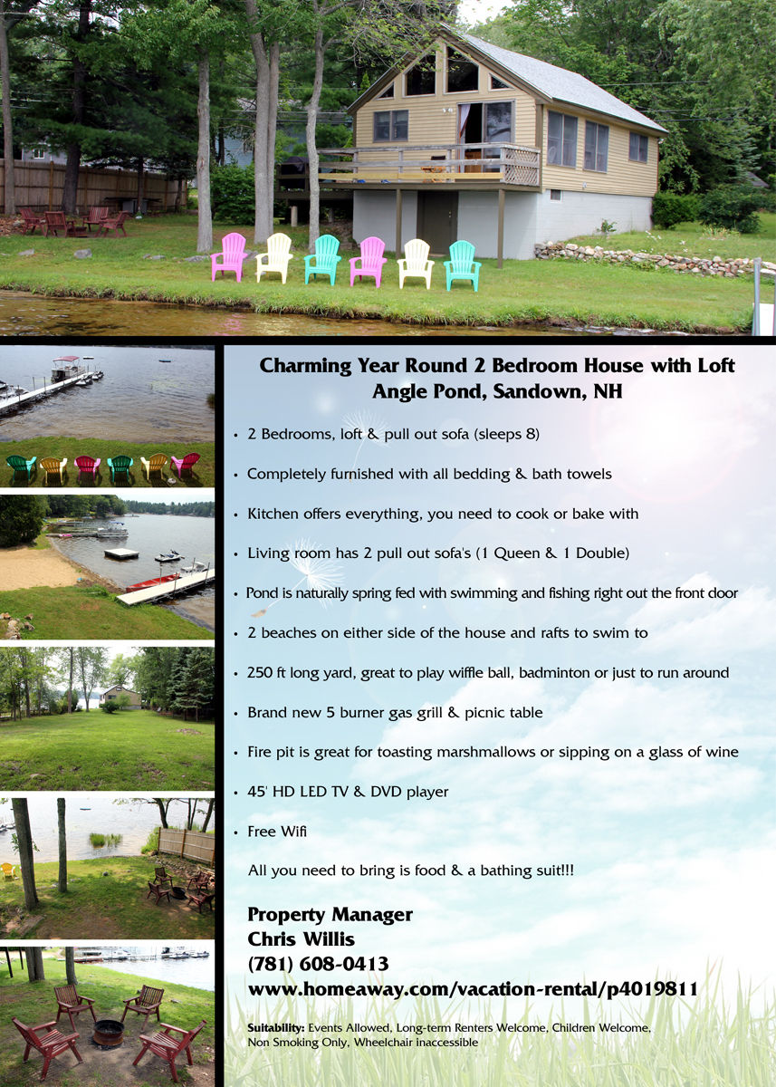 Chris Willis Vacation Home 5 by 7 Front.