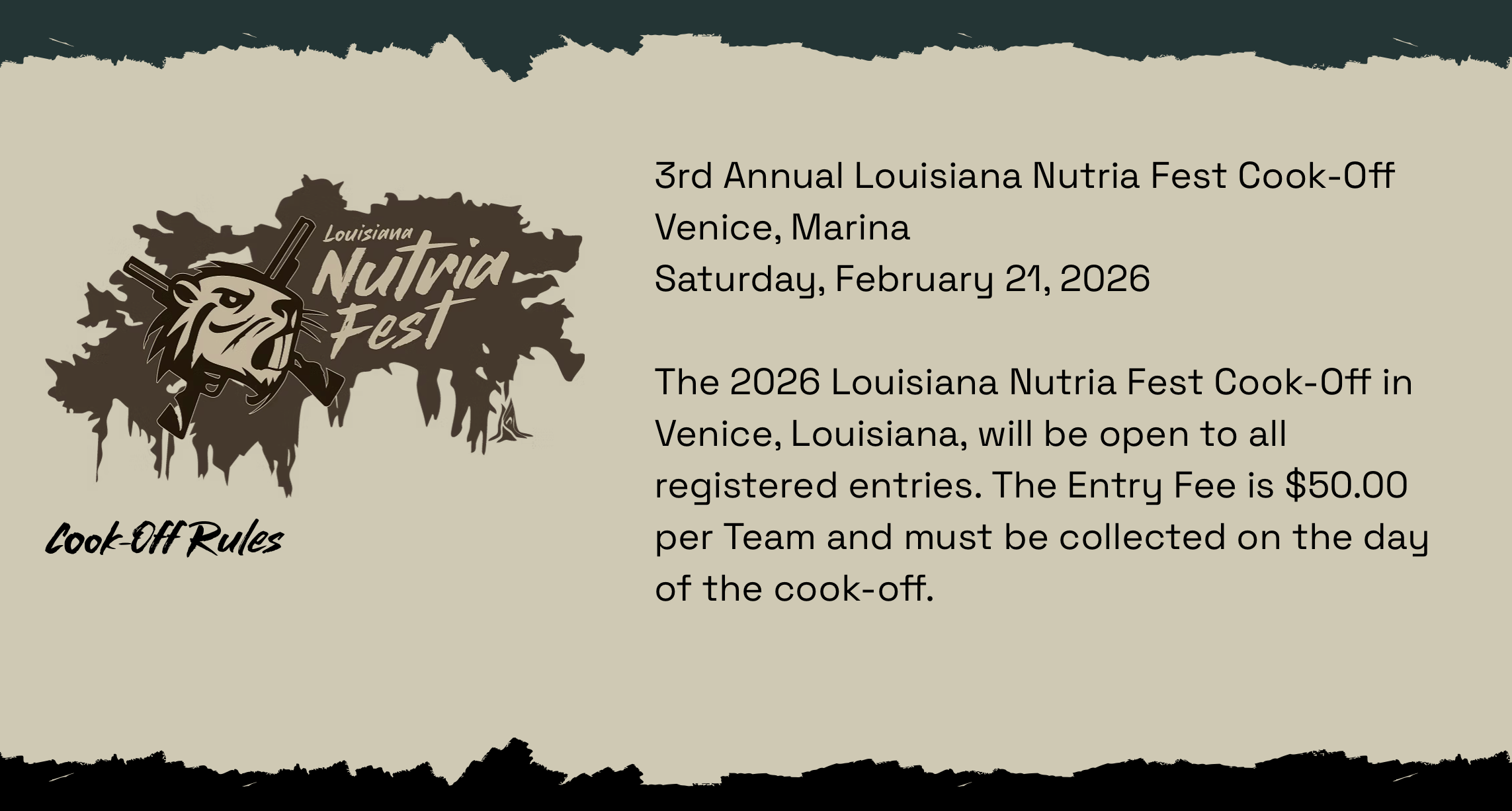 Nutria Rodeo Hunting Rules | Louisiana Nutria Fest