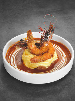 King Prawn Omurice