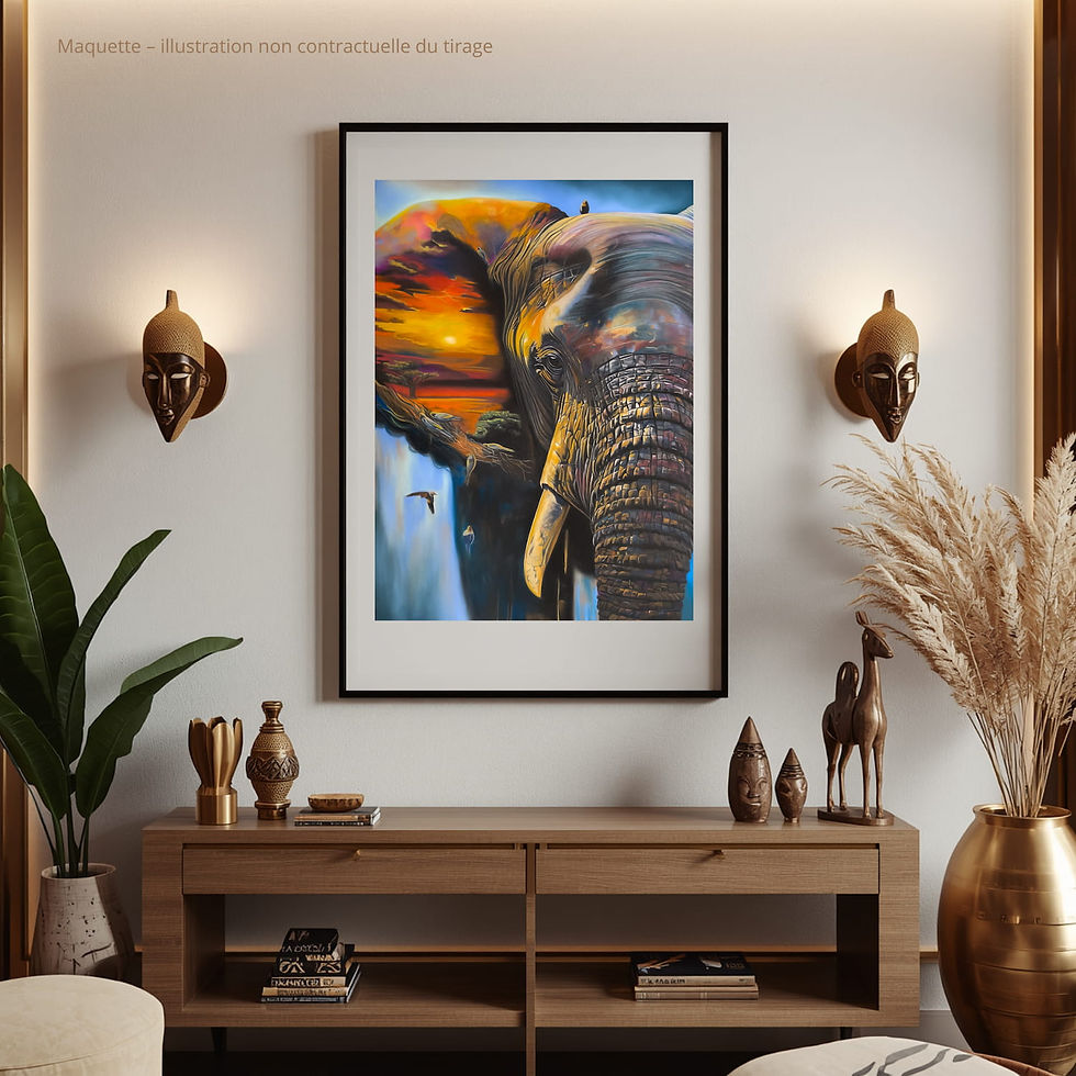 Miniature : Mémoire d'Afrique - Tirage Fine Art édition limitée -  40 X 60 cm ou 60 X 90 cm