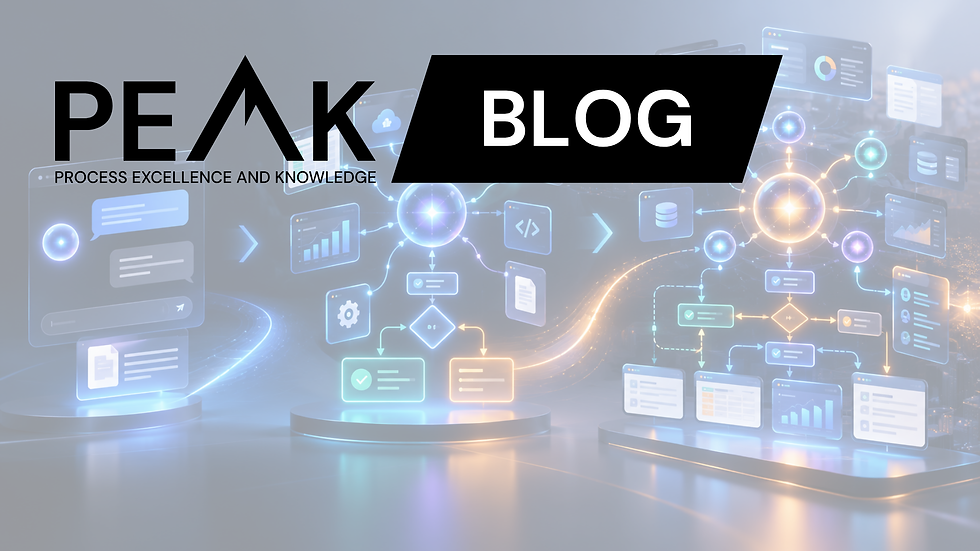 PEAK Blog: KI im Prozessmanagement: Brauchen wir noch klassische Prozesse?