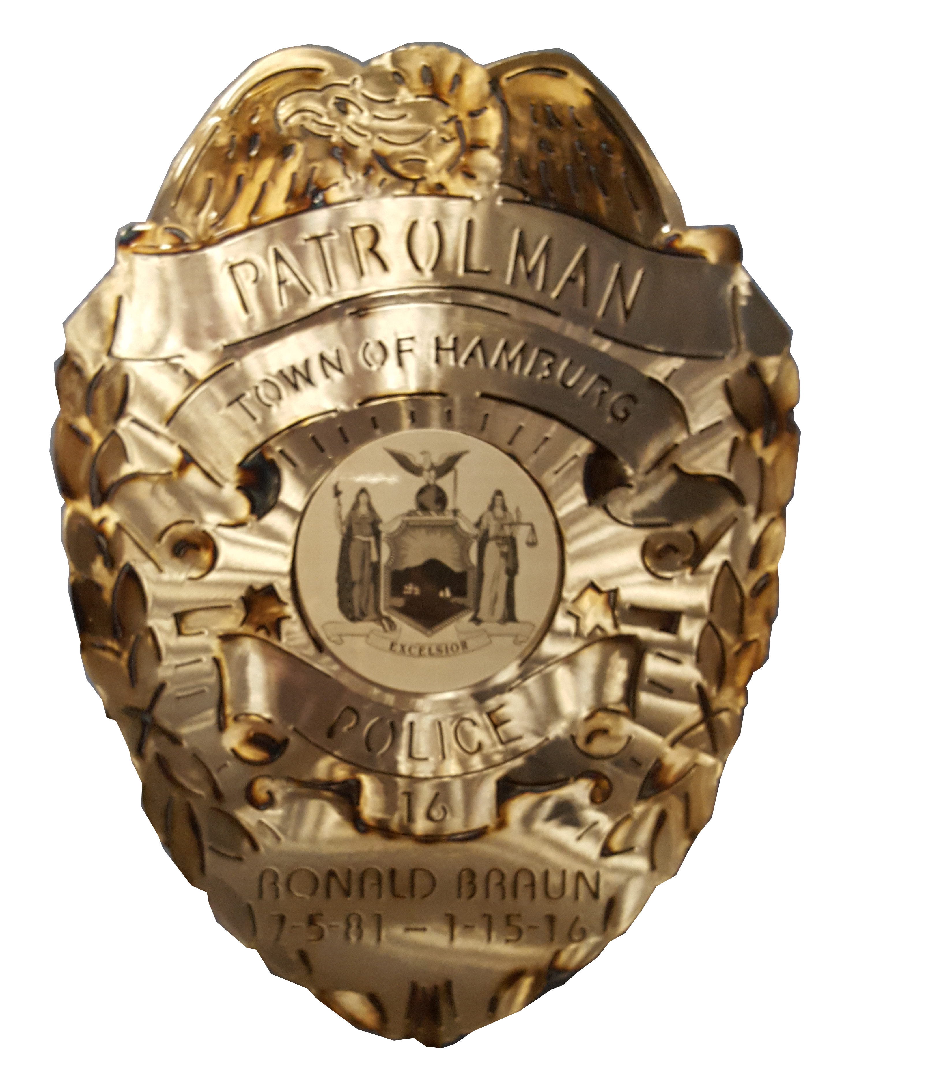 Retirement Police Badge