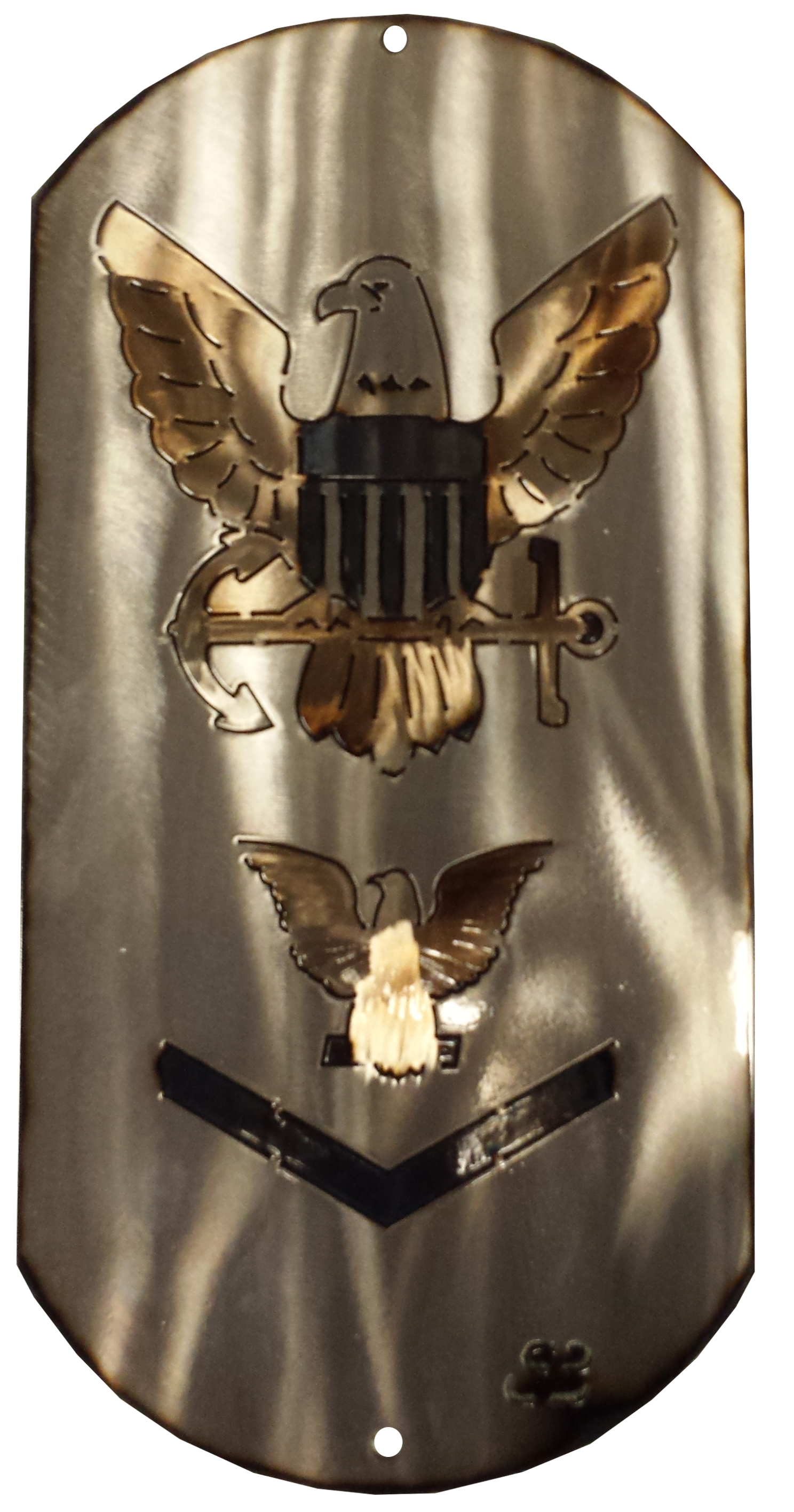 PO3 Navy 16" Dog Tag
