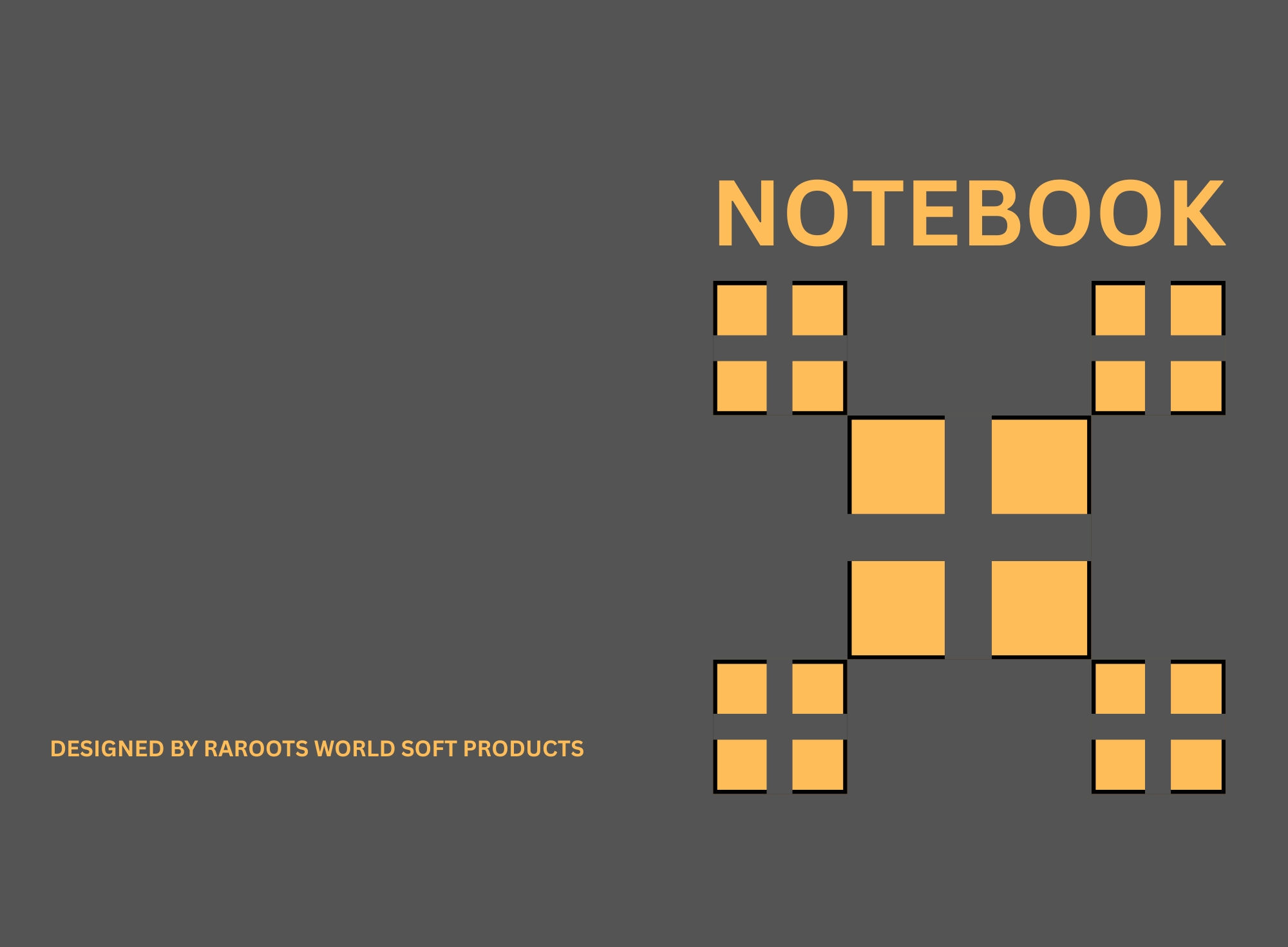 NOTEBOOK COVER - HUT WINDOW THEME DESIGN
