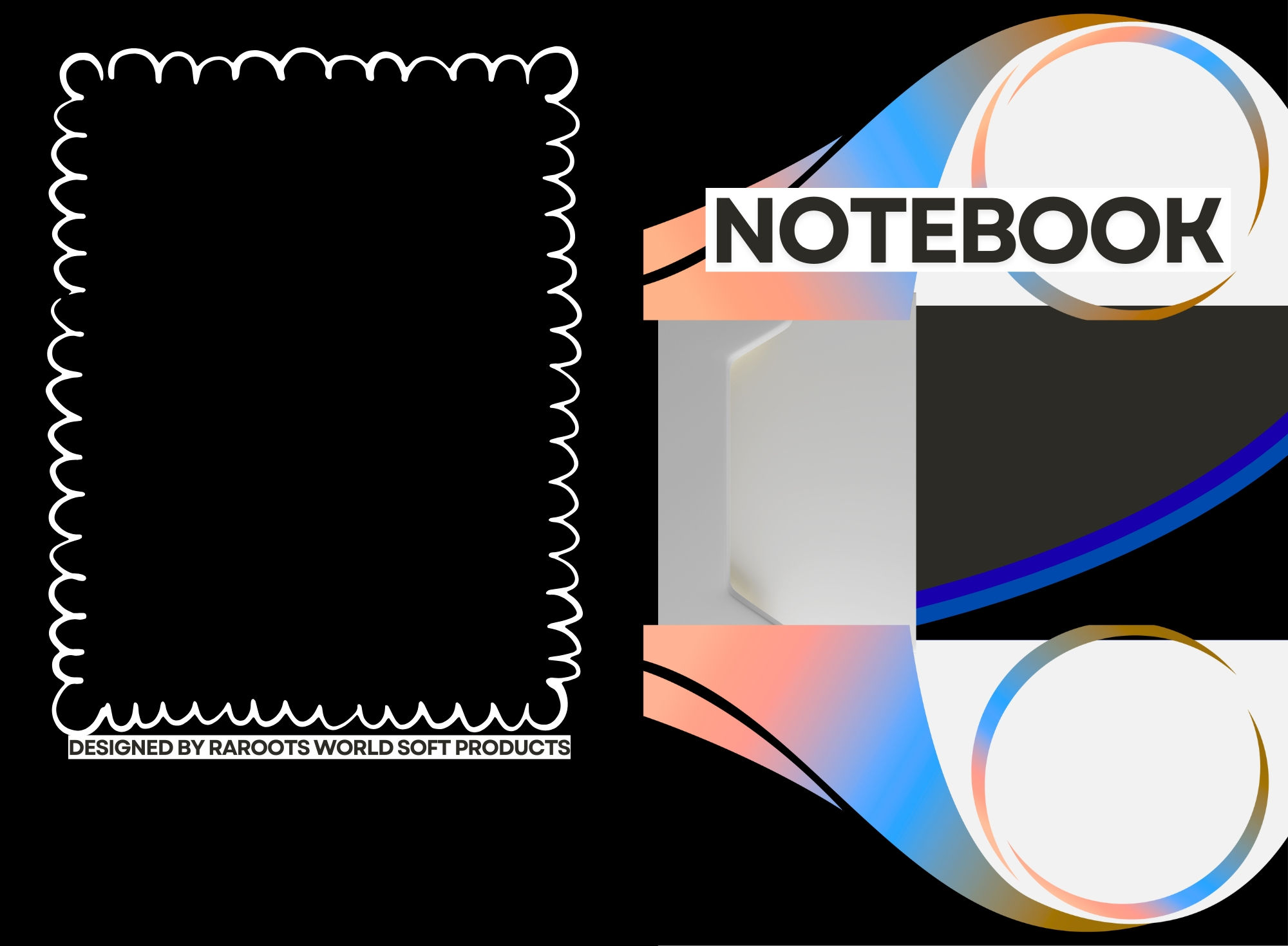 NOTEBOOK COVER - CASSETTE THEME DESIGN