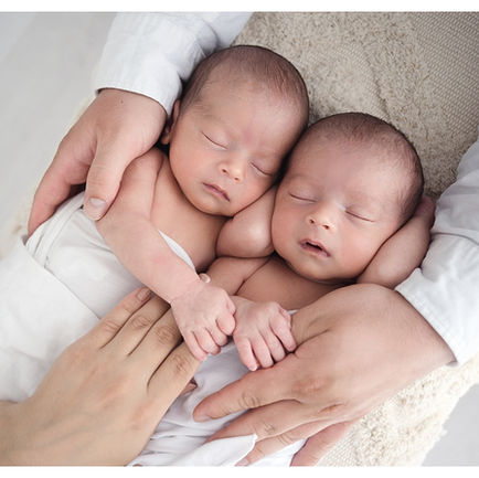 Glück im Doppelpack ❤ ❤ Baby Fotoshooting mit Zwillingen