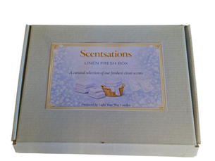 Introducing the new. Scentsation wax boxes