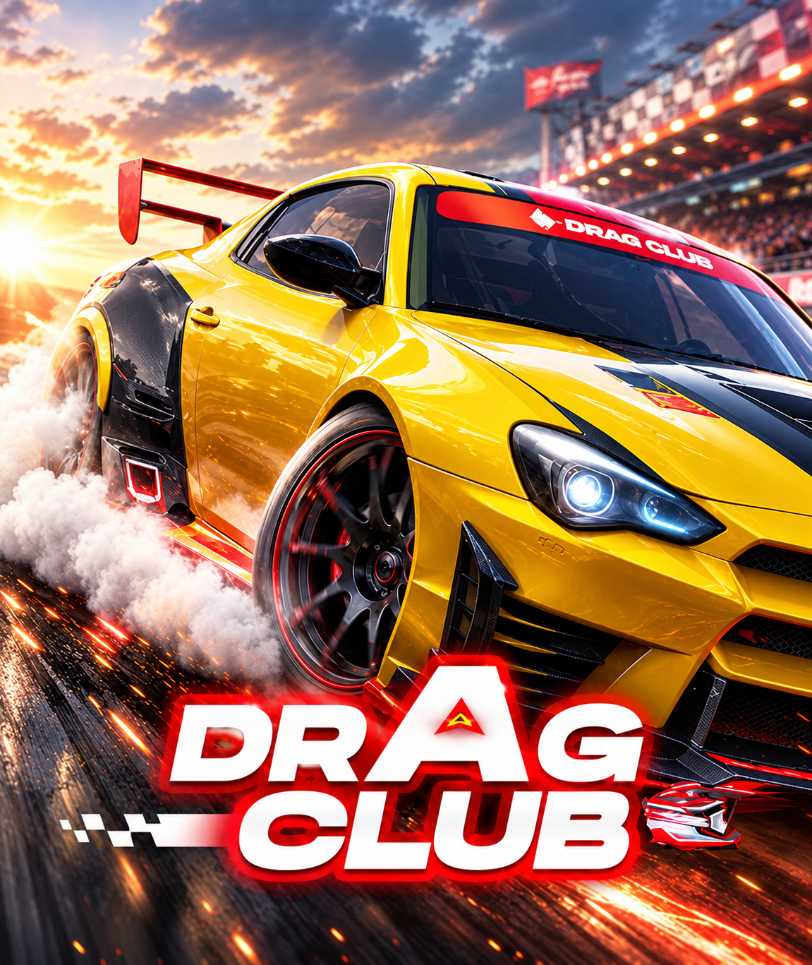 Racing car visual reference