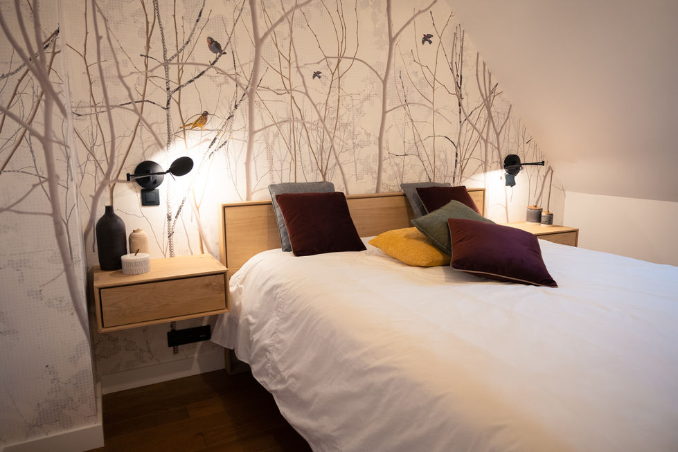 architecte interieur chambre bois moderne lesigny