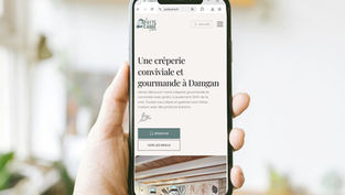 Le site internet Wix Studio pour ce restaurant