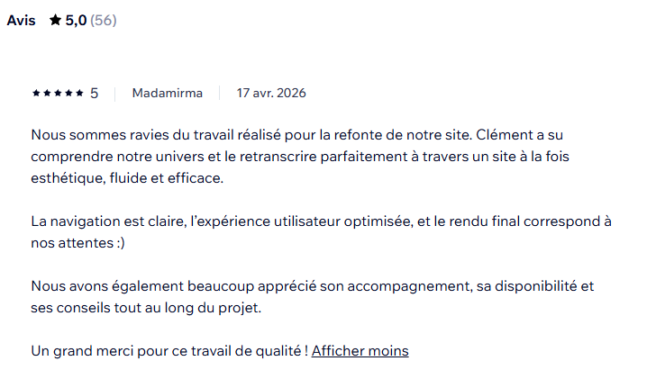 Avis Wix Marketplace