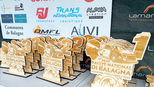 Rallye National Di Balagna : de superbes trophées en bois pour les vainqueurs !