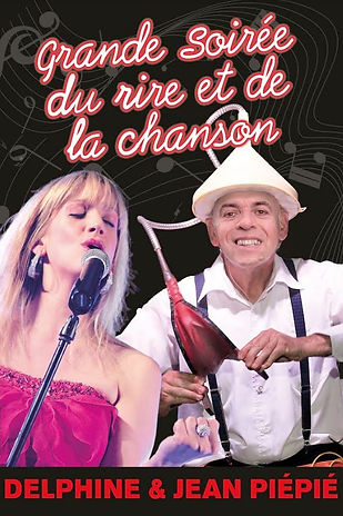 Grande soirée rires et chansons avec l'humoriste Jean Piépié et la chanteuse Delphine