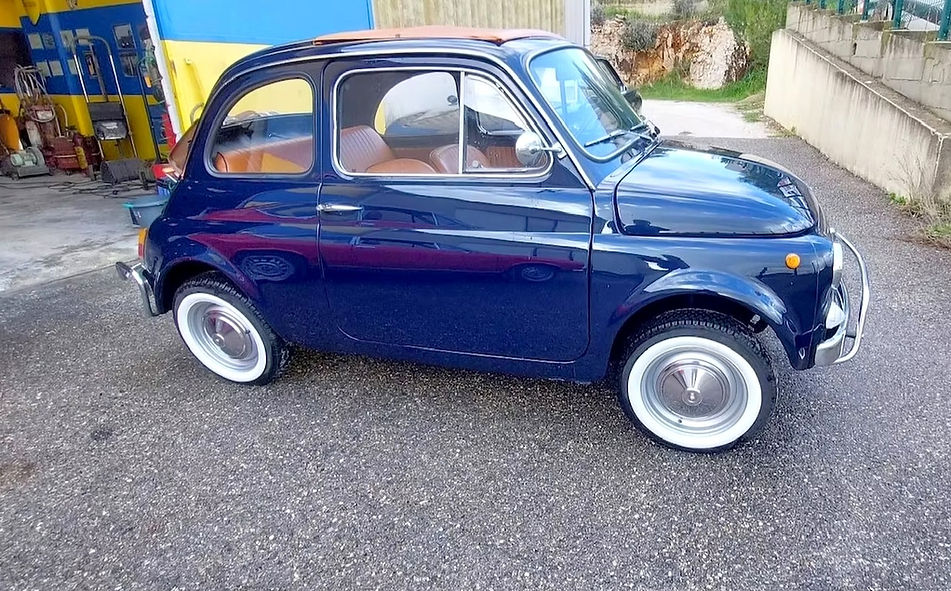 Fiat 500 L - 1973 bleue Scuro