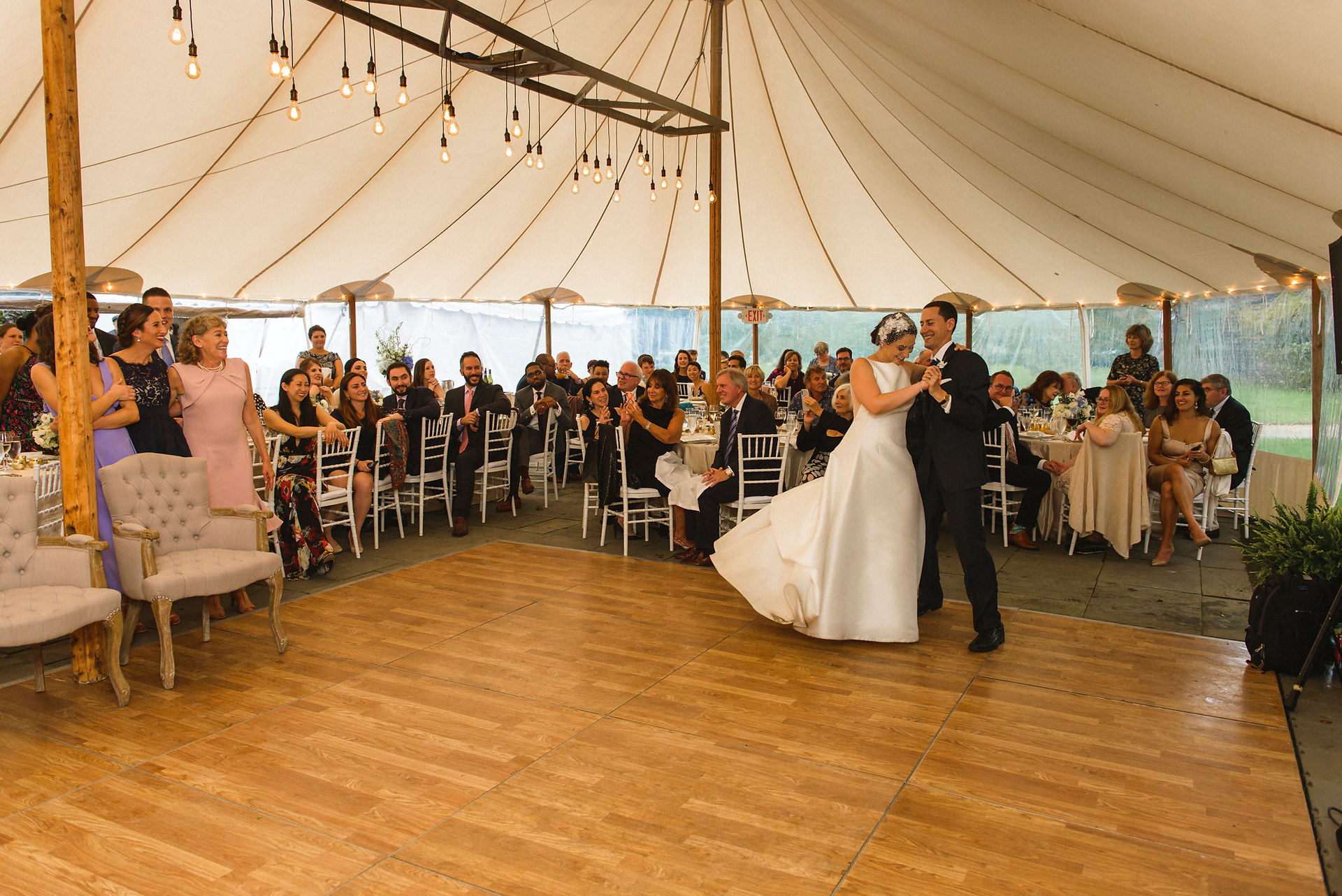 Molly and Eric's Dr. Daniel Fisher House and Garden wedding on Martha's Vineyard photo by David Welch Photography