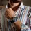 Thumbnail: Fathers Globetrotter Blue Auto Swiss Made
