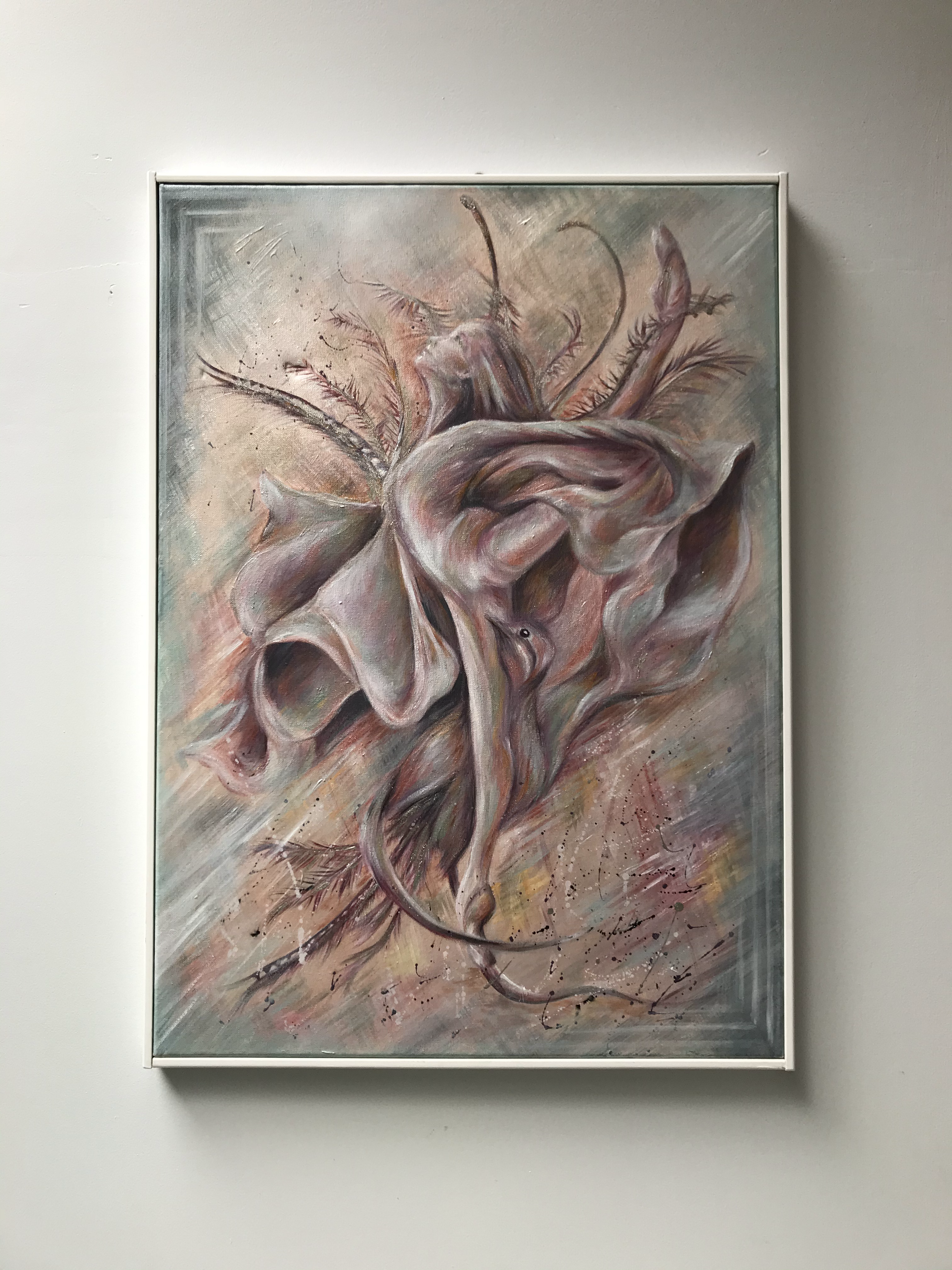 Dancing Lyre - original oil painting
