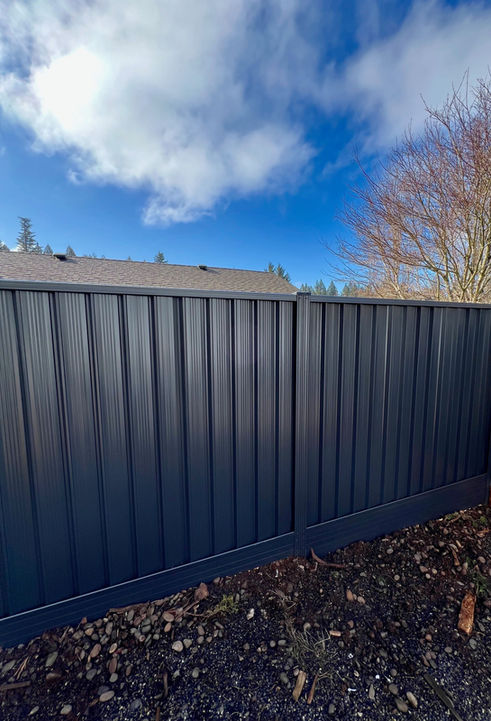 ColorMAX steel sheet fencing made from genuine Colorbond steel from Australia.  Long lasting, Easy maintenance, fire resistant, and 5 layers of protection.