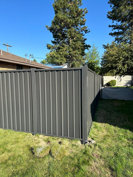 ColorMAX steel sheet fencing made from genuine Colorbond steel from Australia.  Long lasting, Easy maintenance, fire resistant, and 5 layers of protection.