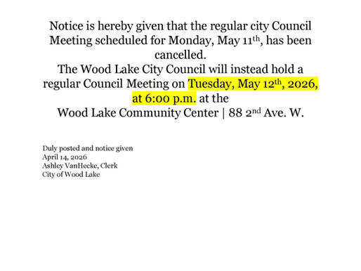 May 2026 Council Meeting