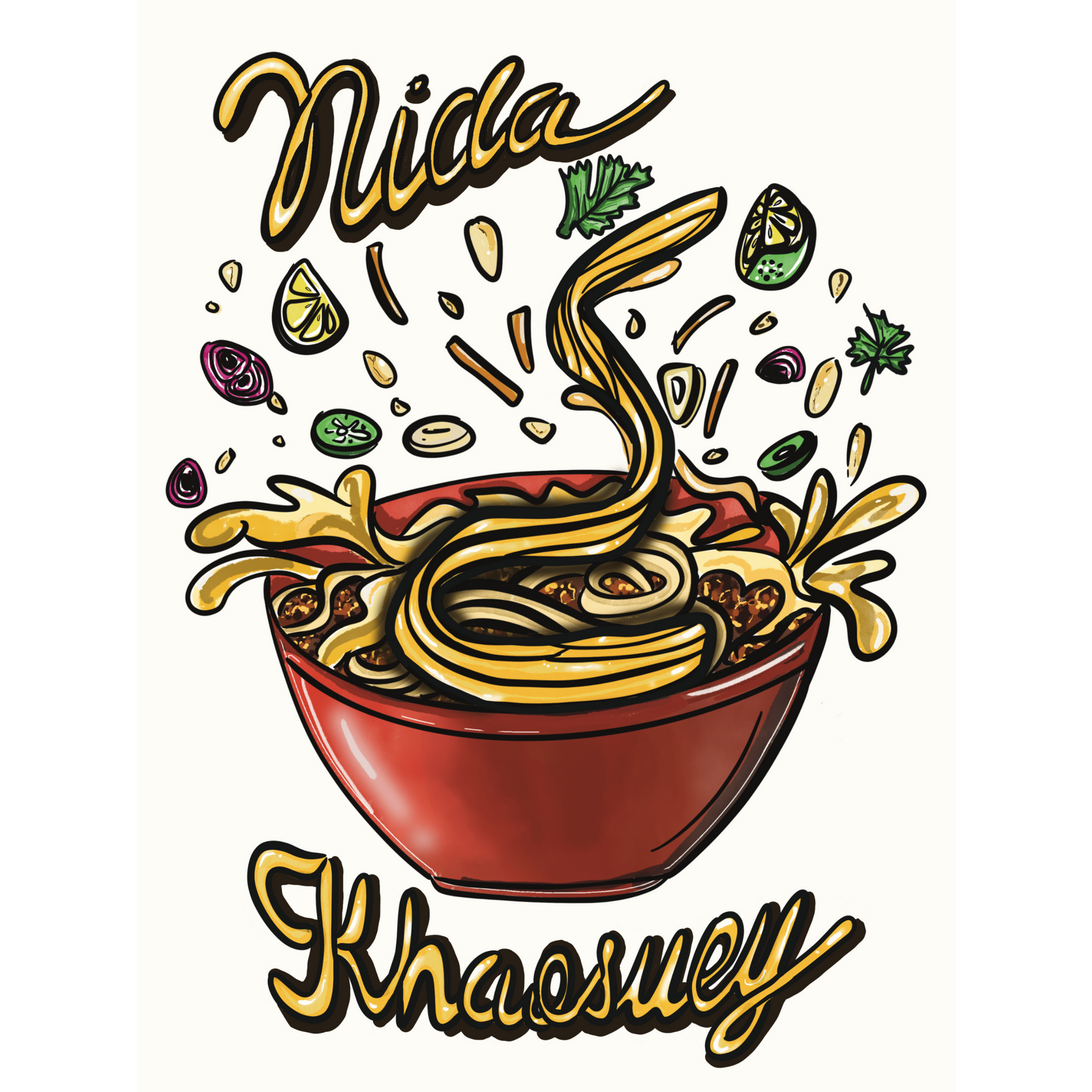 Nida Ke Khaosuey