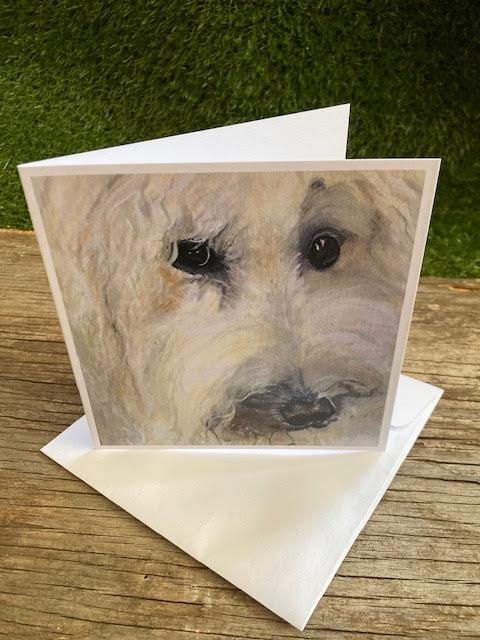 Thumbnail: Greeting Card with Poodle Design