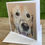 Thumbnail: Greeting Card with Golden Labrador Design