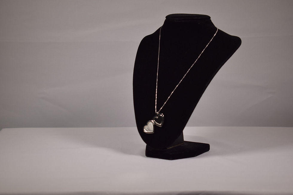 Thumbnail: Open Lock Heart DNA Pendant