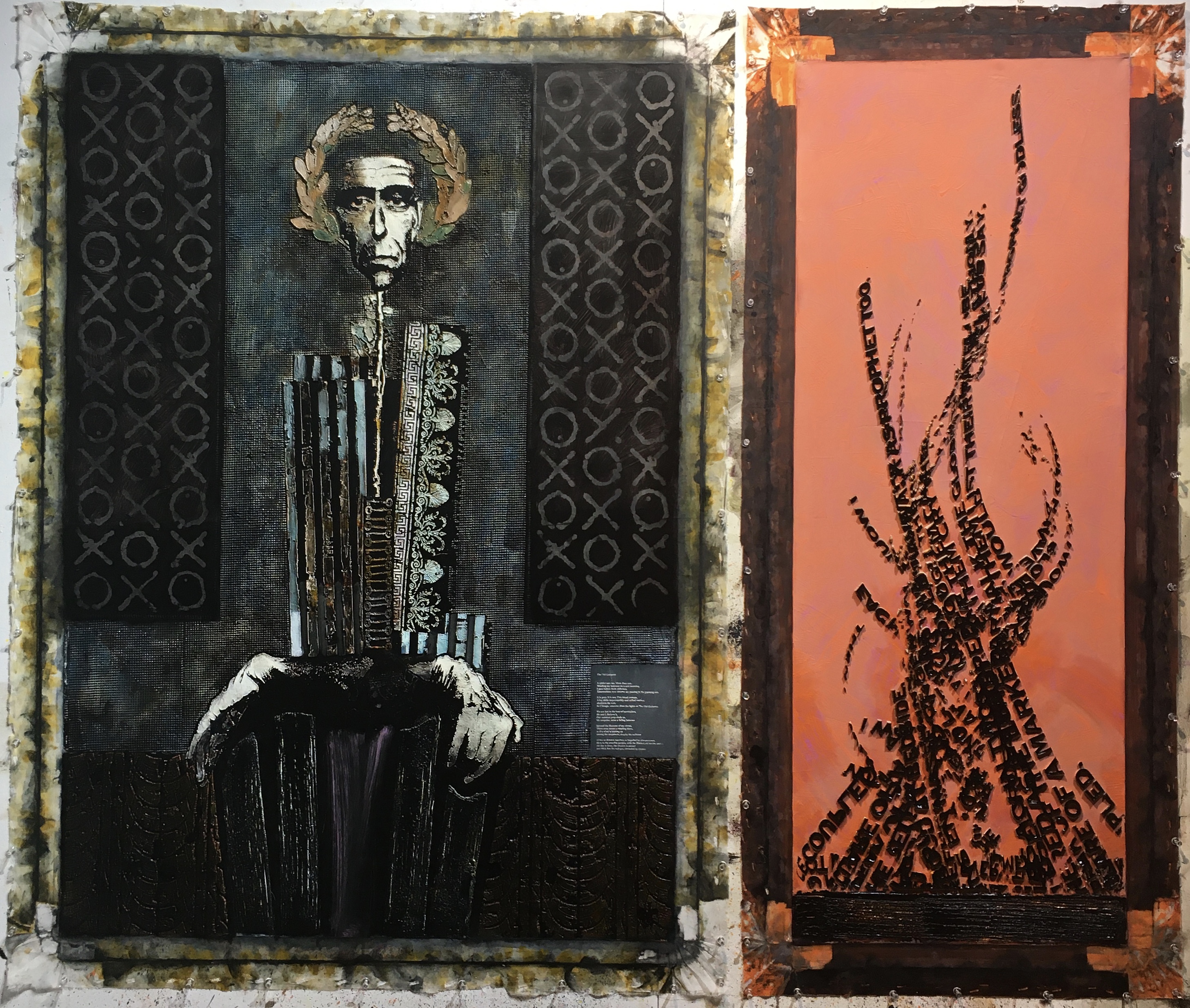 War Poet, 2020, 52"x 56"