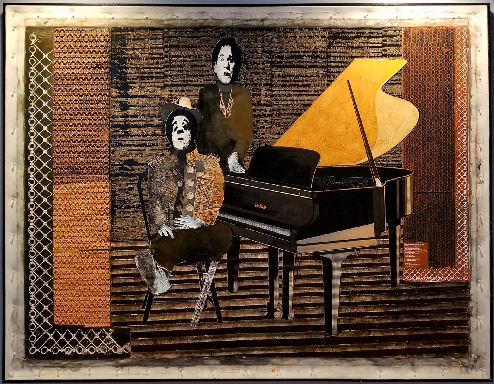 Rising Sun blues, 2003, 58"x72"