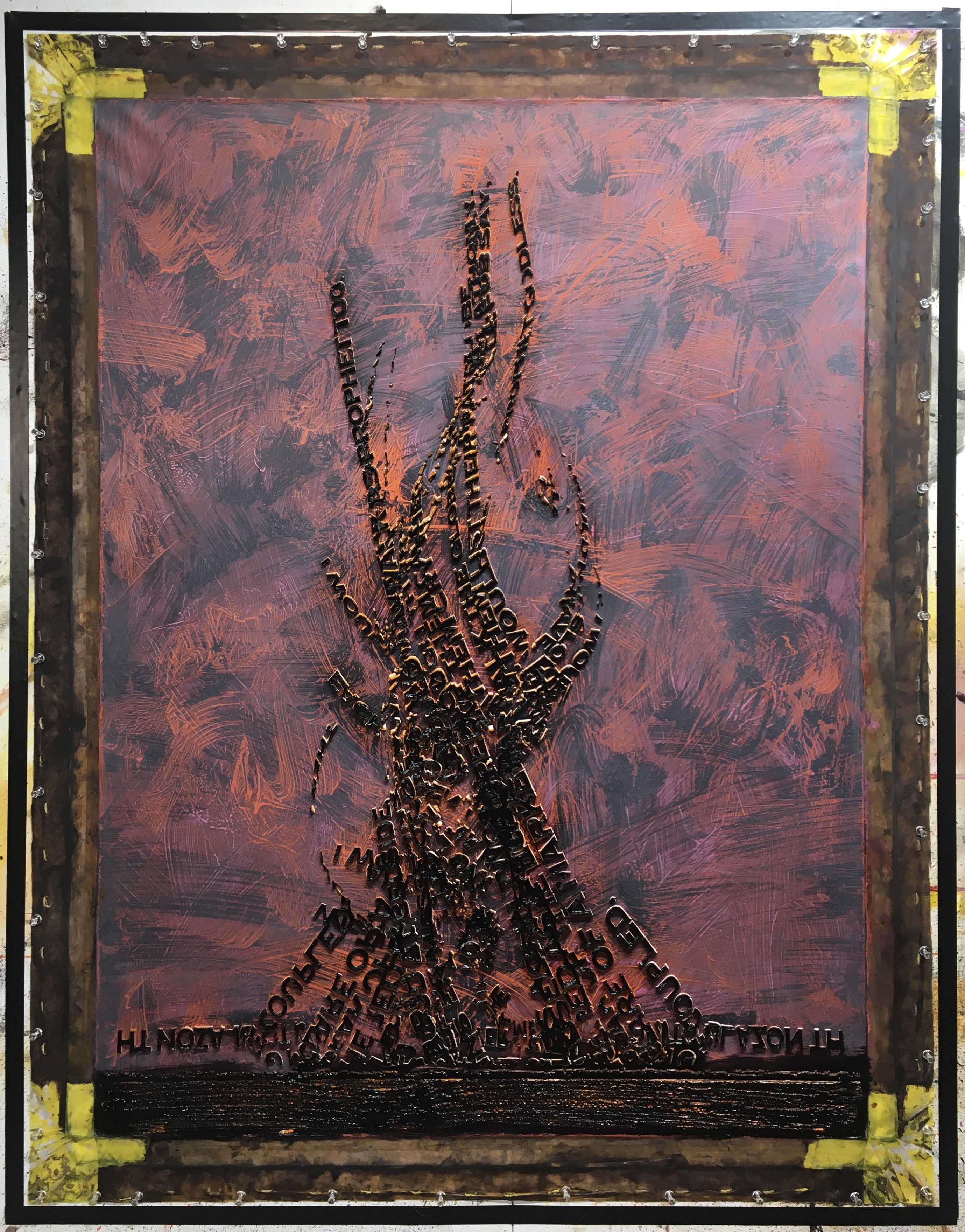 Crucible, 2020, 36"x 50"