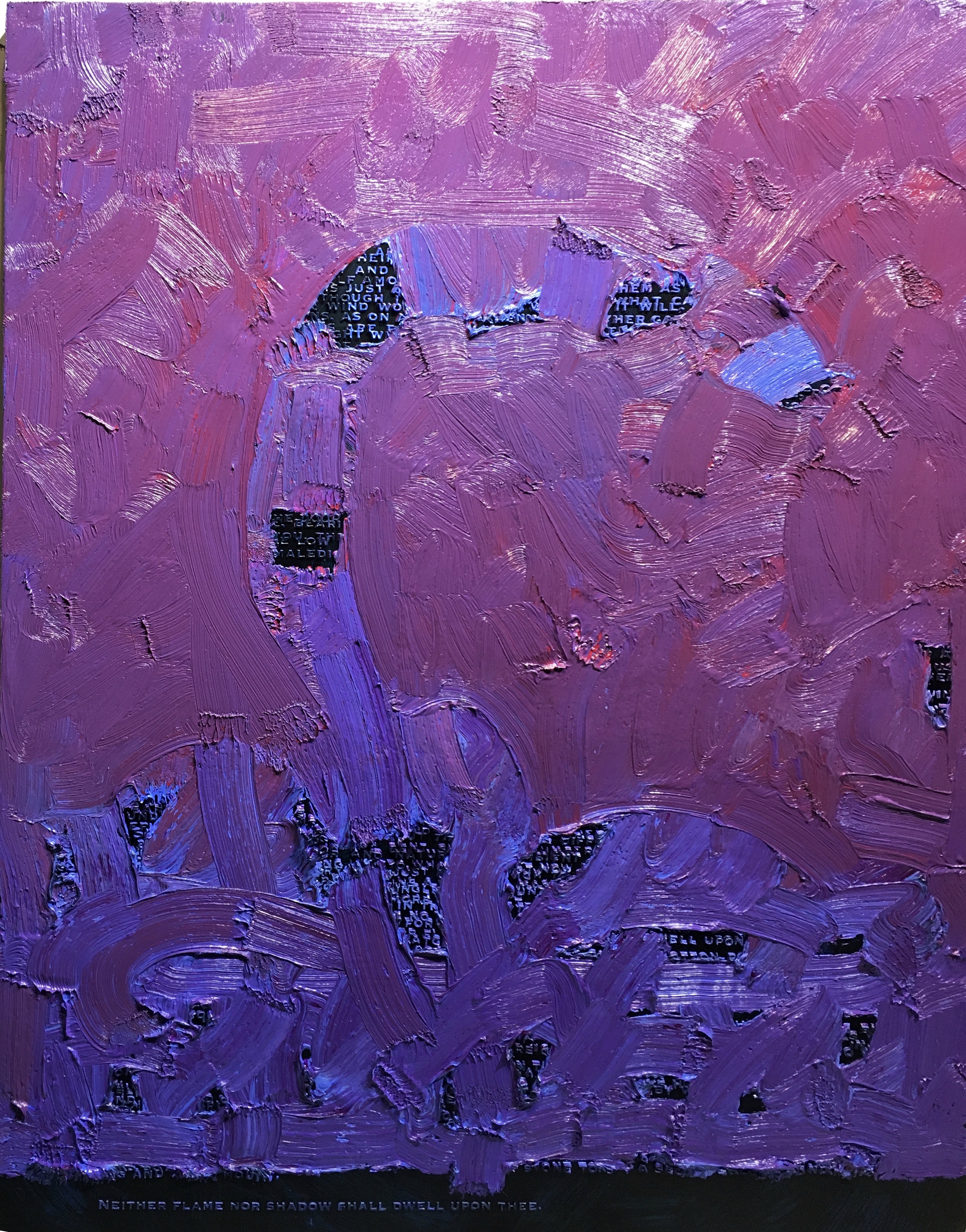 Flame Serpent, Shadow Serpent, 44"x 56", 2020
